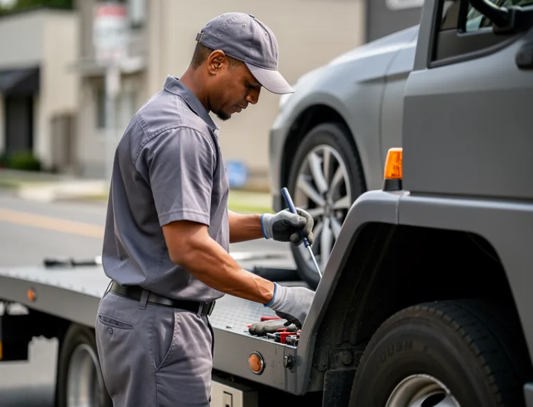 Car towing Leytonstone